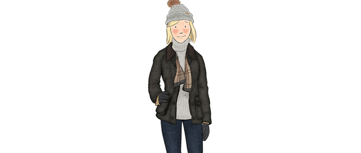 Barbour shop snowman jacket