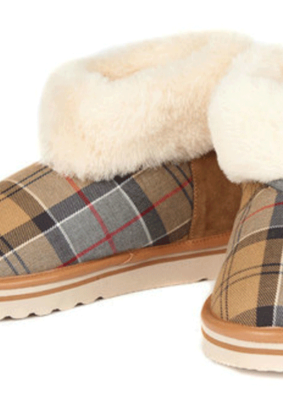 barbour sheepskin slippers