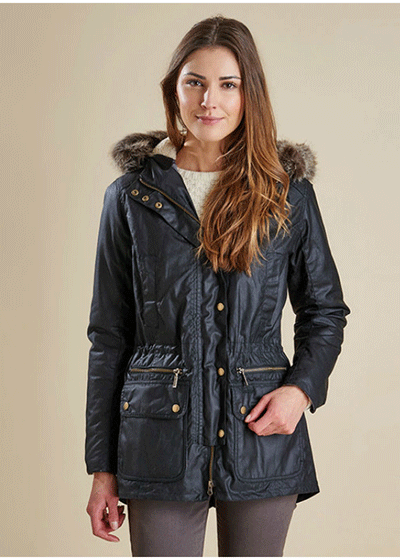 warmest barbour coat