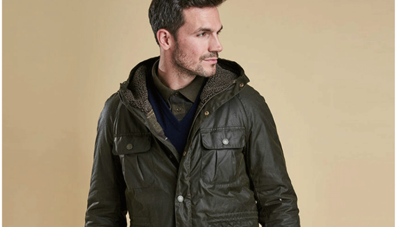 barbour down jacket mens