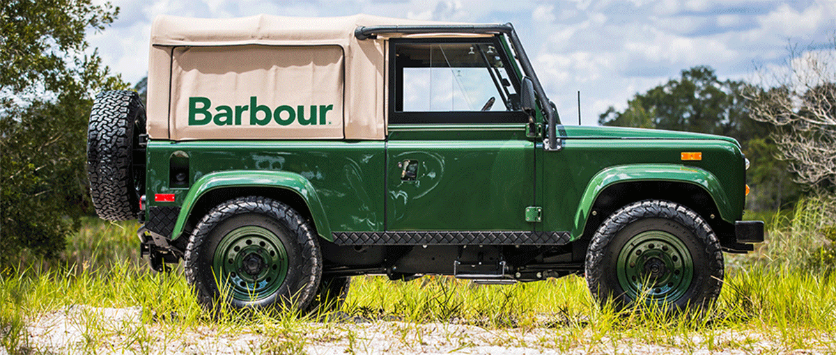 Barbour Land Rover Defender: Restored 