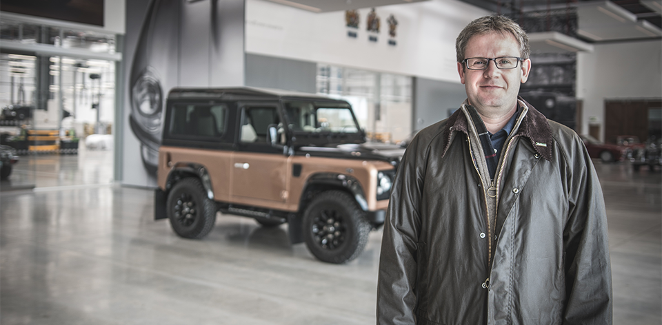 Barbour x Land Rover Defender with Gregory King