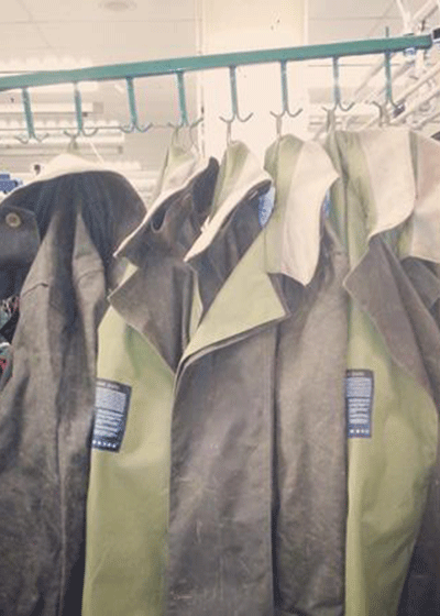 Barbour dry cleaning store