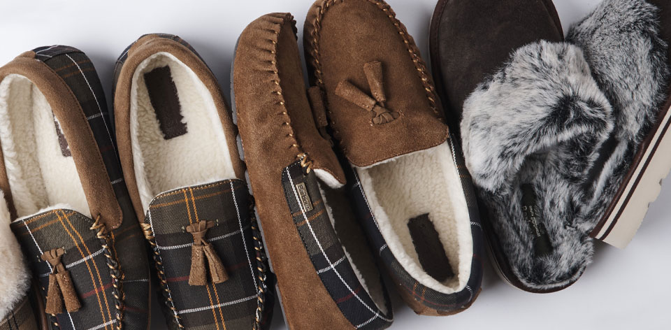 barbour womens slippers