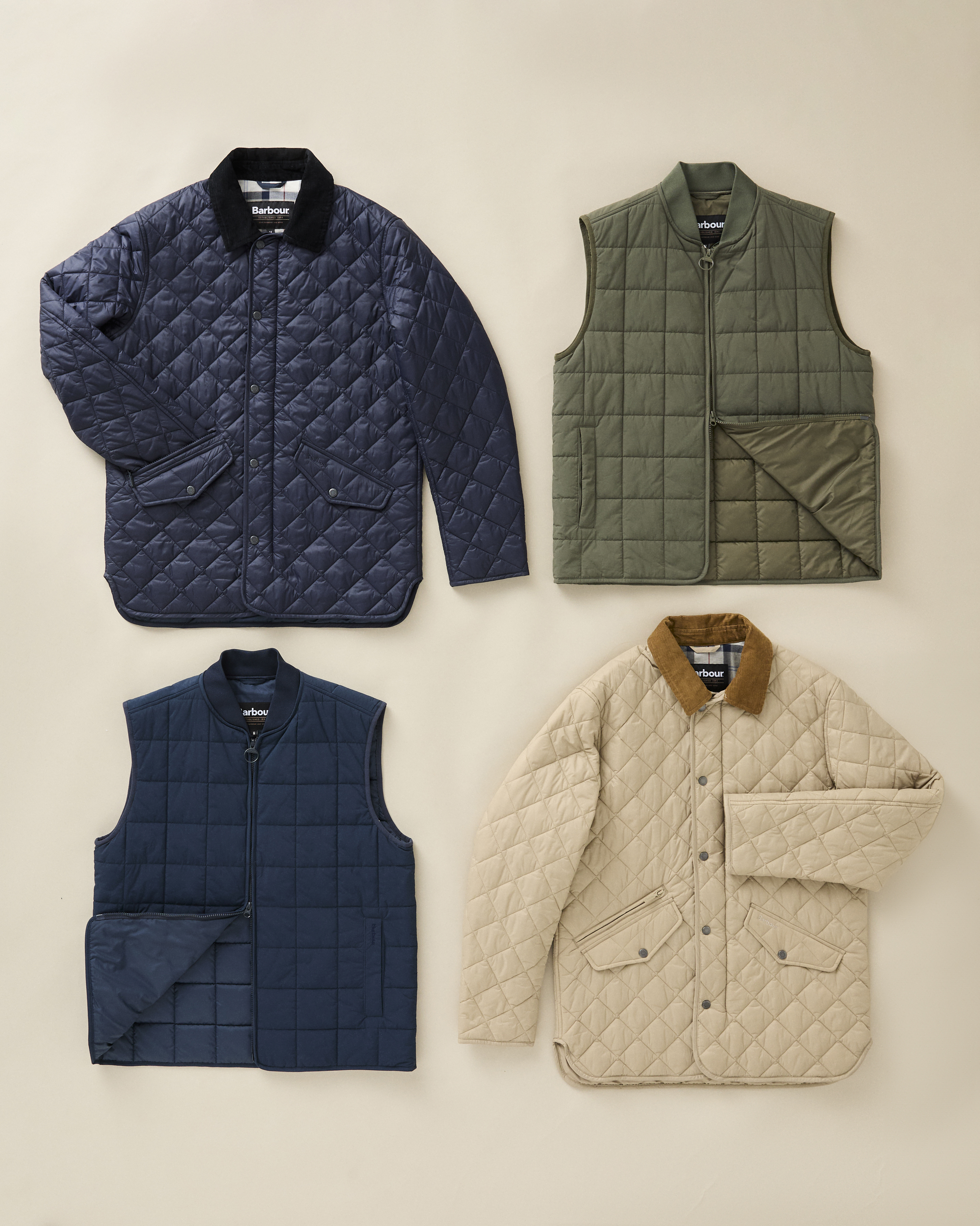 Barbour Quilted Jackets and Gilets
