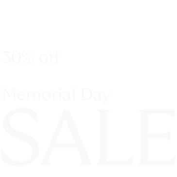 Memorial Day Sale - 30% Off