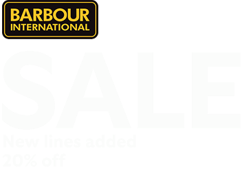 Barbour International Sale New Lines Added - 20% Off