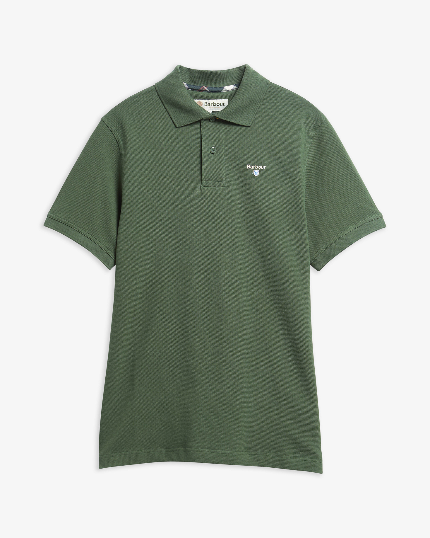Poloshirt Tartan Pique Sycamore