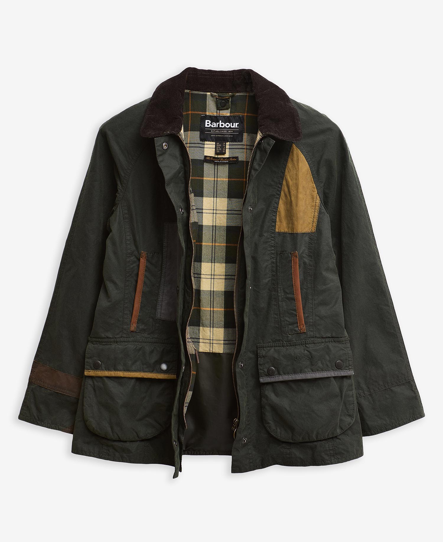 Barbour Re-Loved Beadnell Waxed Jacket - Size 10