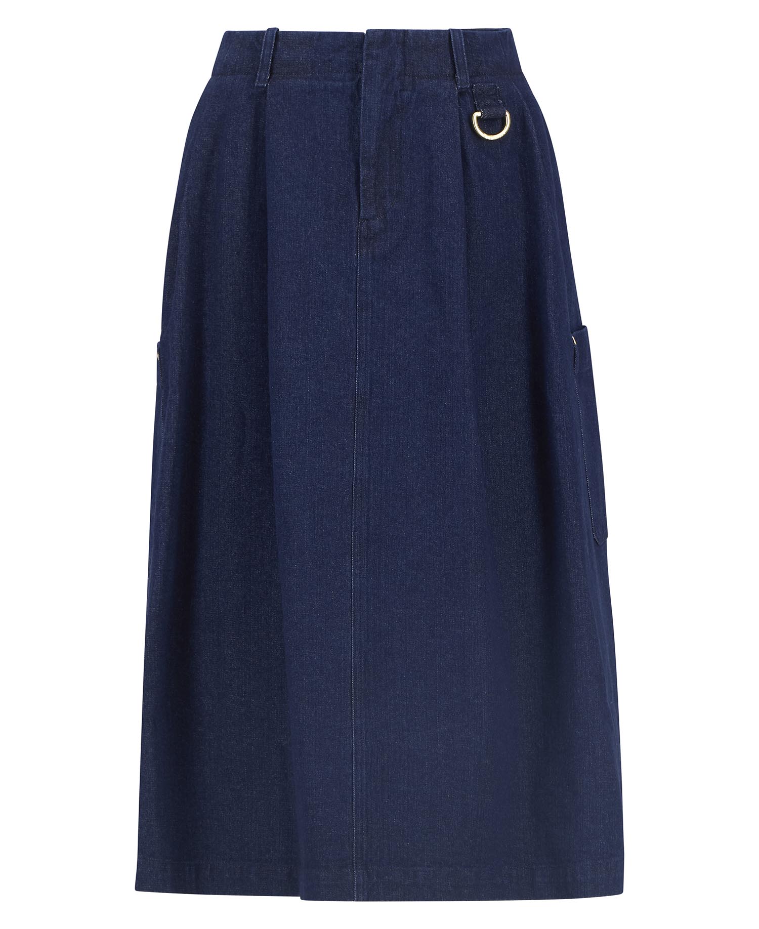 Saima Denim Midi Skirt