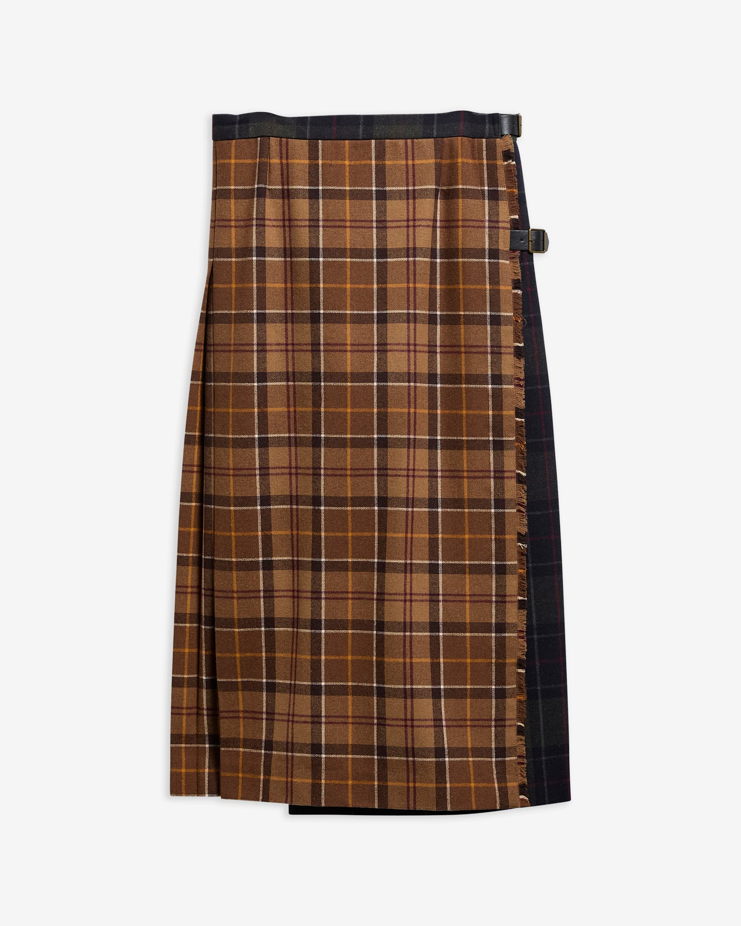 Hazelwood Tartan Midi Skirt Multi