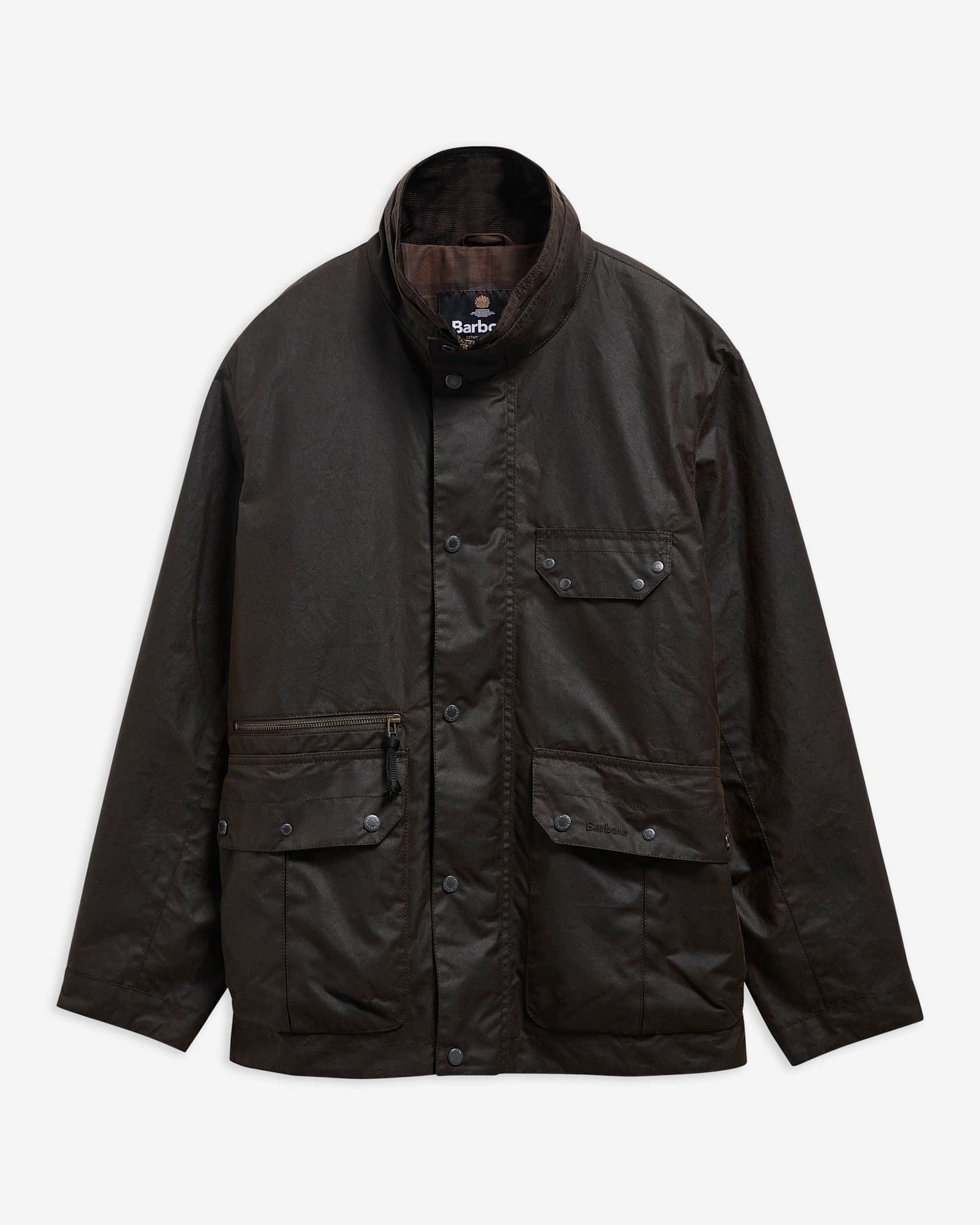 Barbour Wachsjacke Re-Engineered Sordale Dark Brown