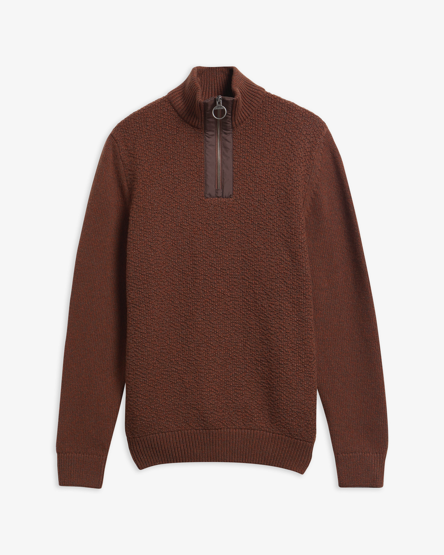 Danforth Textured Half-Zip Jumper Soil