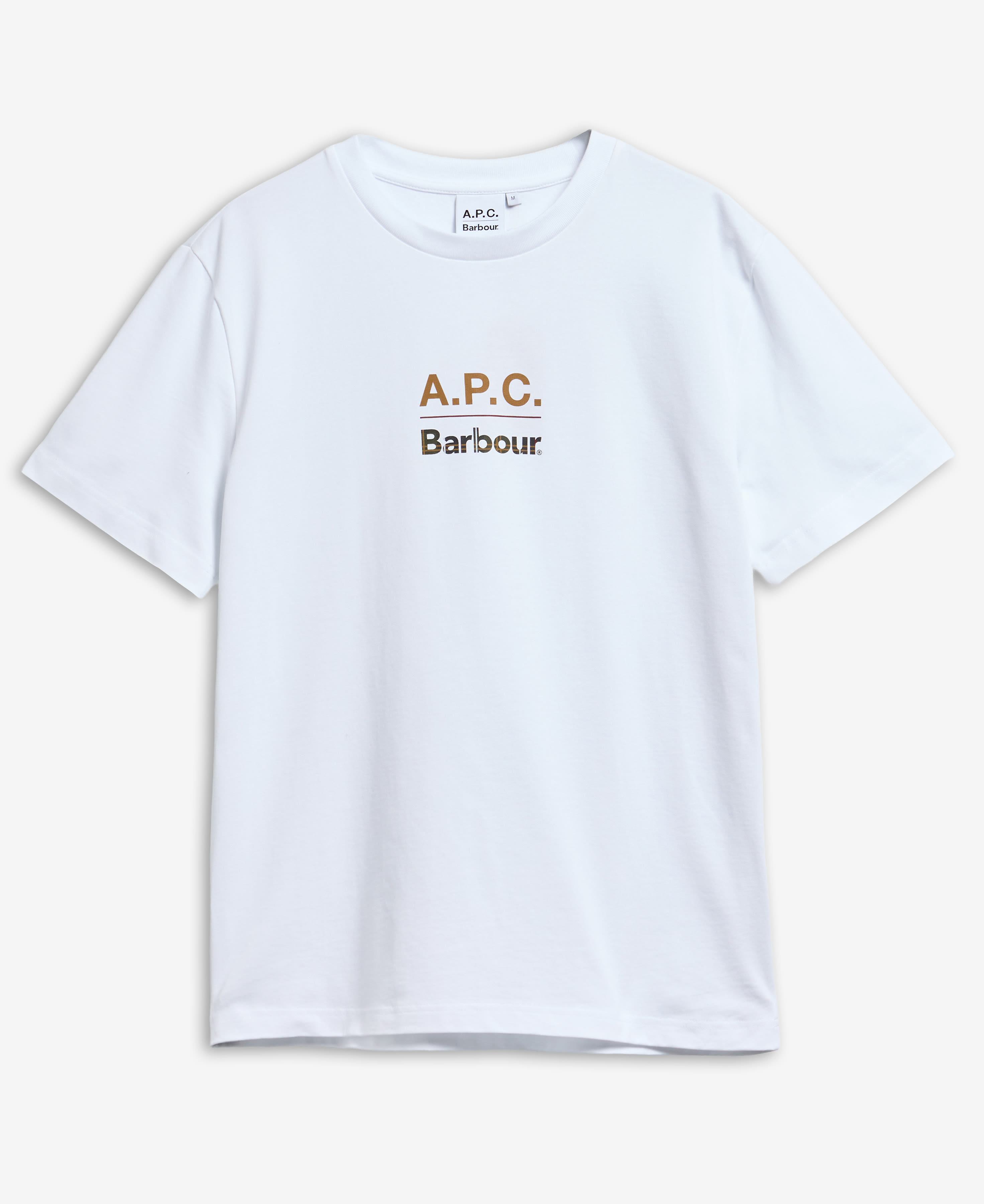 T-shirt da uomo Barbour x A.P.C. White