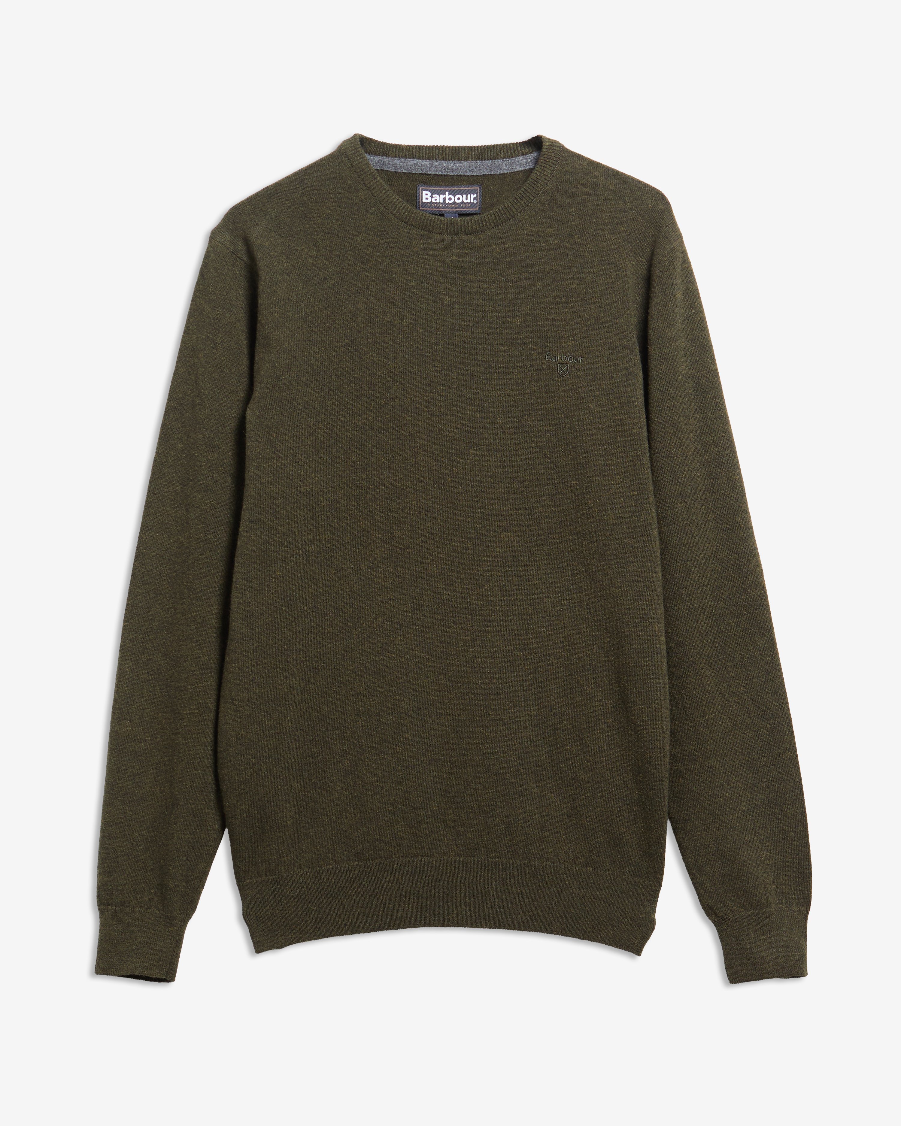 Essential Crew Neck Jumper Seaweed