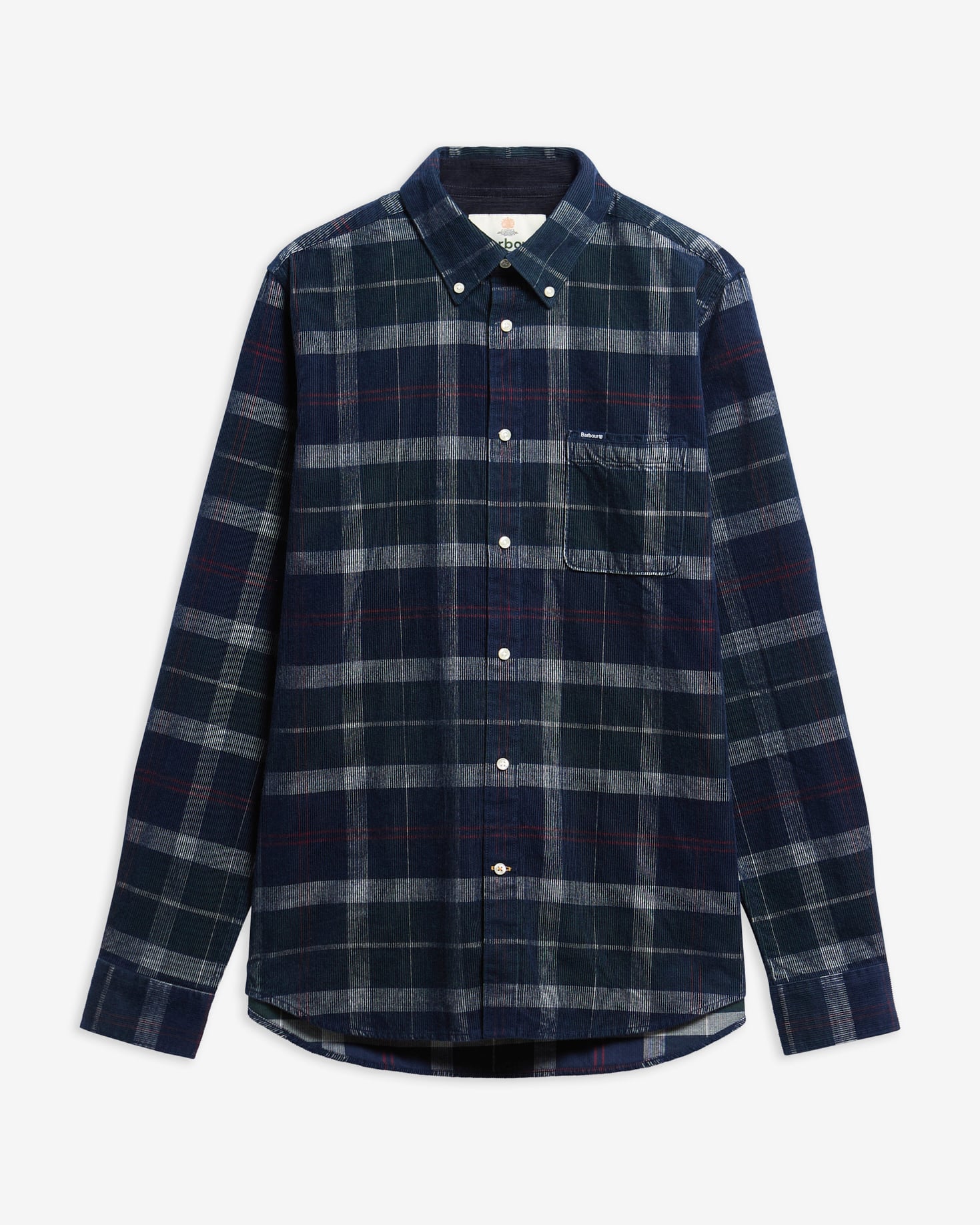 Blair Tailored Long-Sleeved Shirt Evergreen Tartan