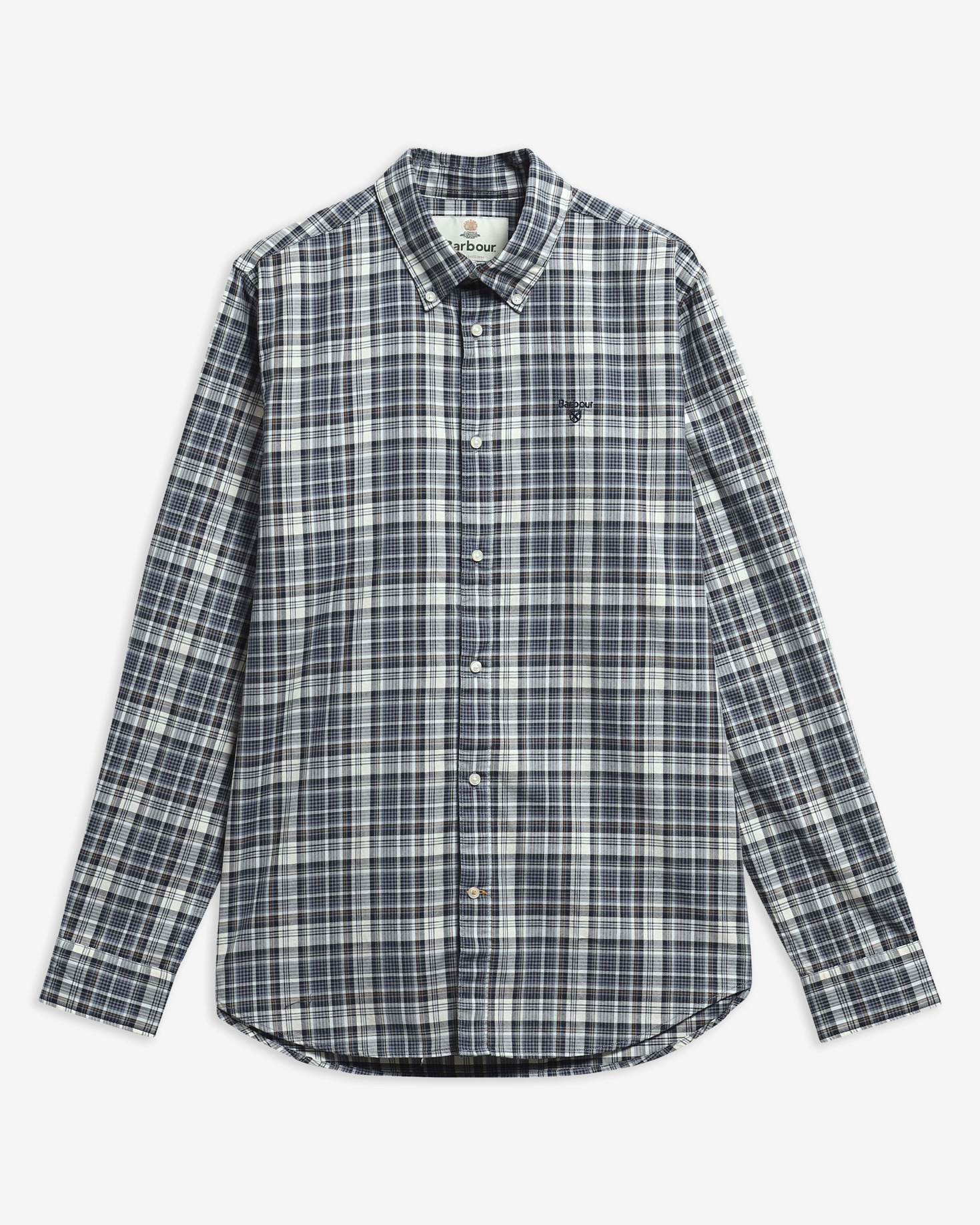 Mosswood Tailored Long-Sleeved Shirt Navy