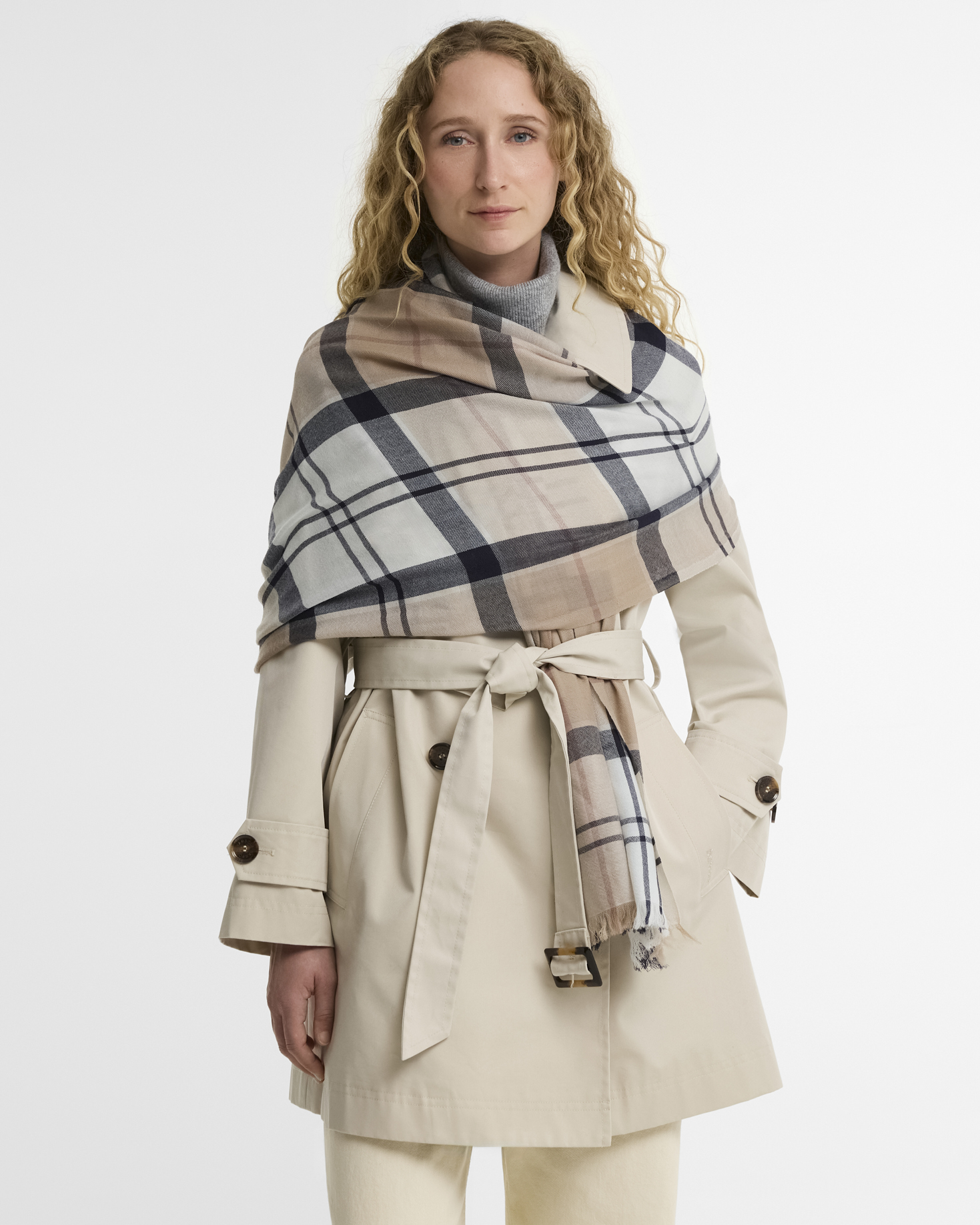 Schal Verona Tartan Pashmina Rosewood Tartan