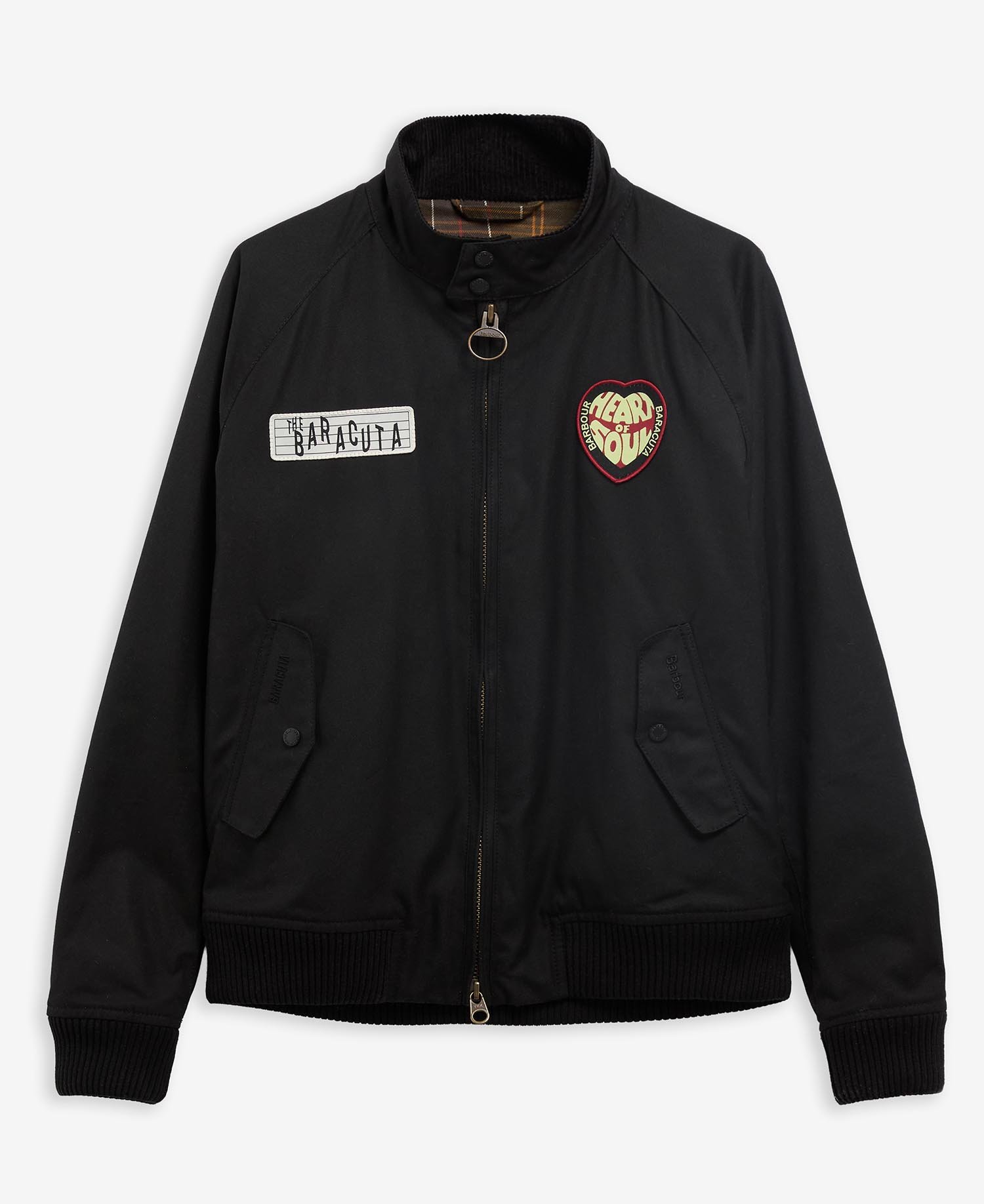 Barbour x Baracuta Wachsjacke Badged Porton