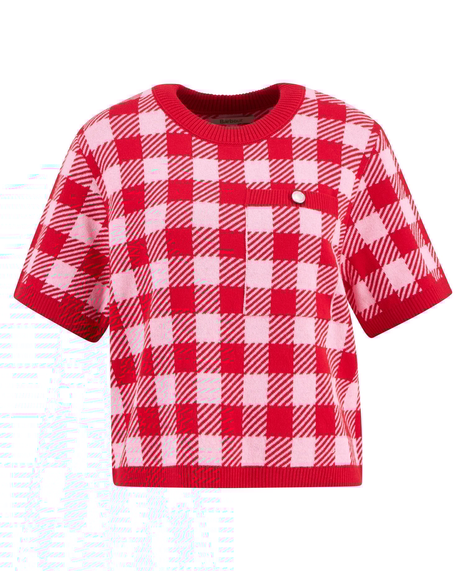 Maglione girocollo a quadretti Esther