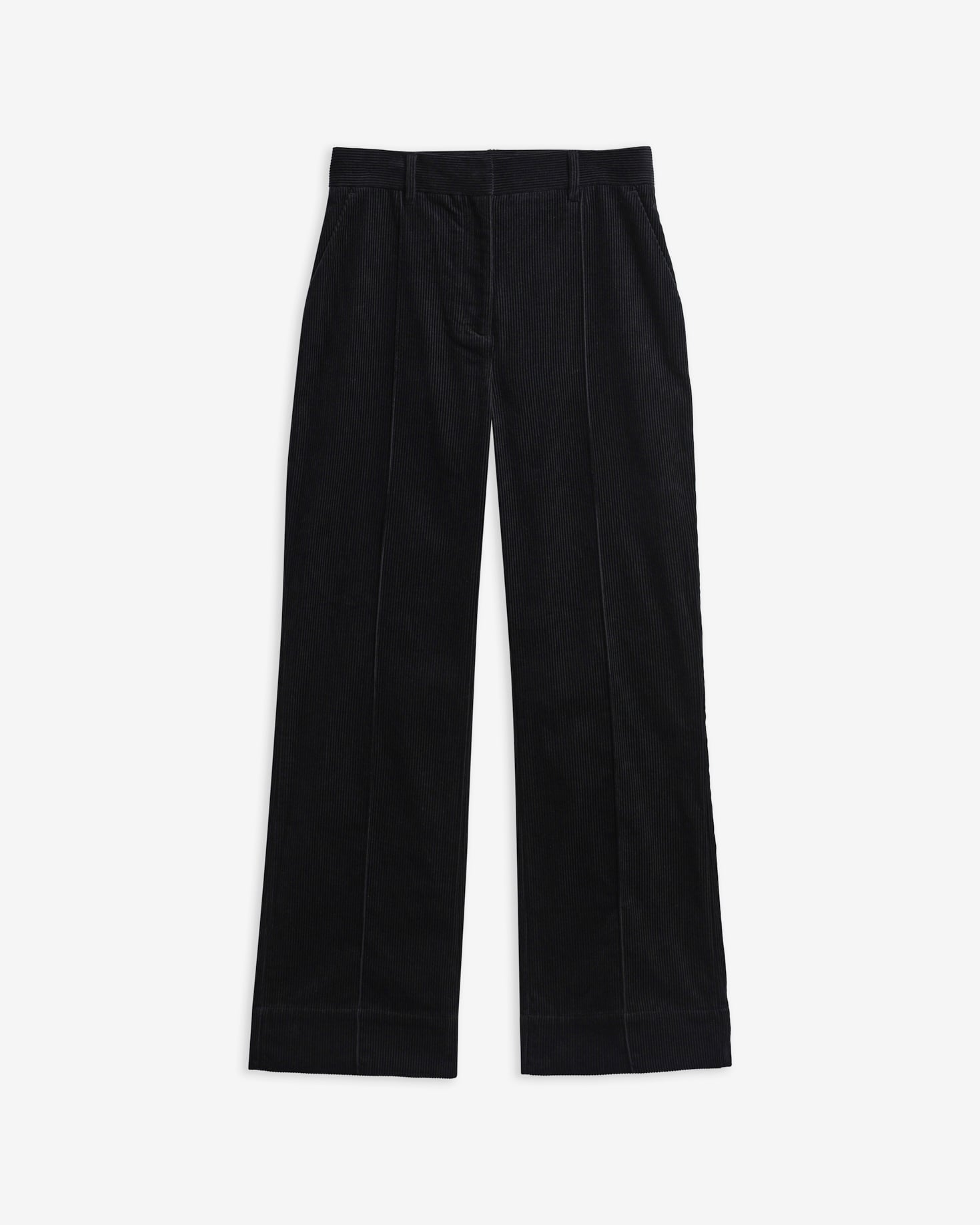 Emmy Cord Flared Trousers Black