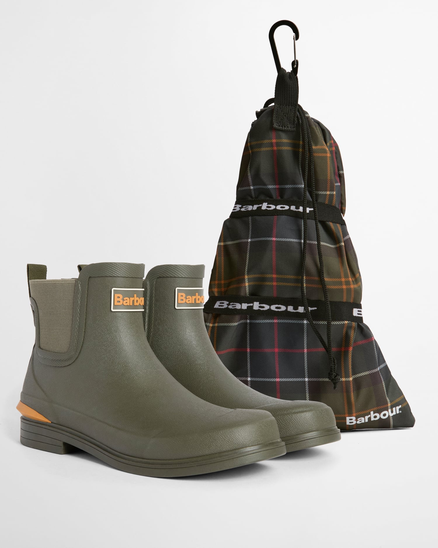 Abbeyfield Packable Ankle Wellingtons Dark Olive
