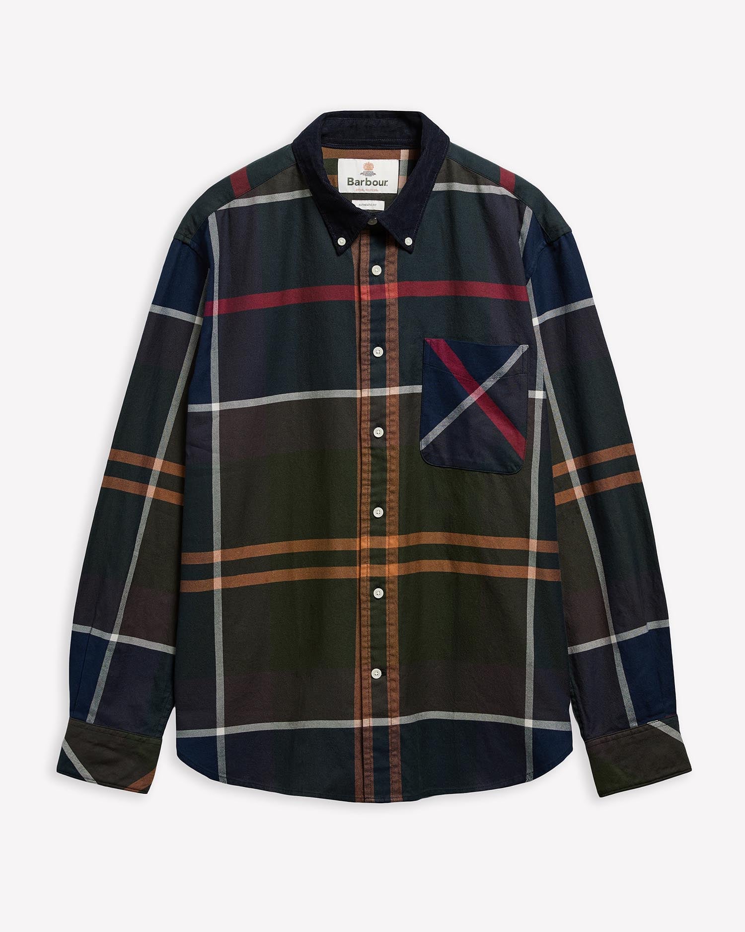 Dunoon Tartan Authentic-Fit Long-Sleeved Shirt Classic Tartan