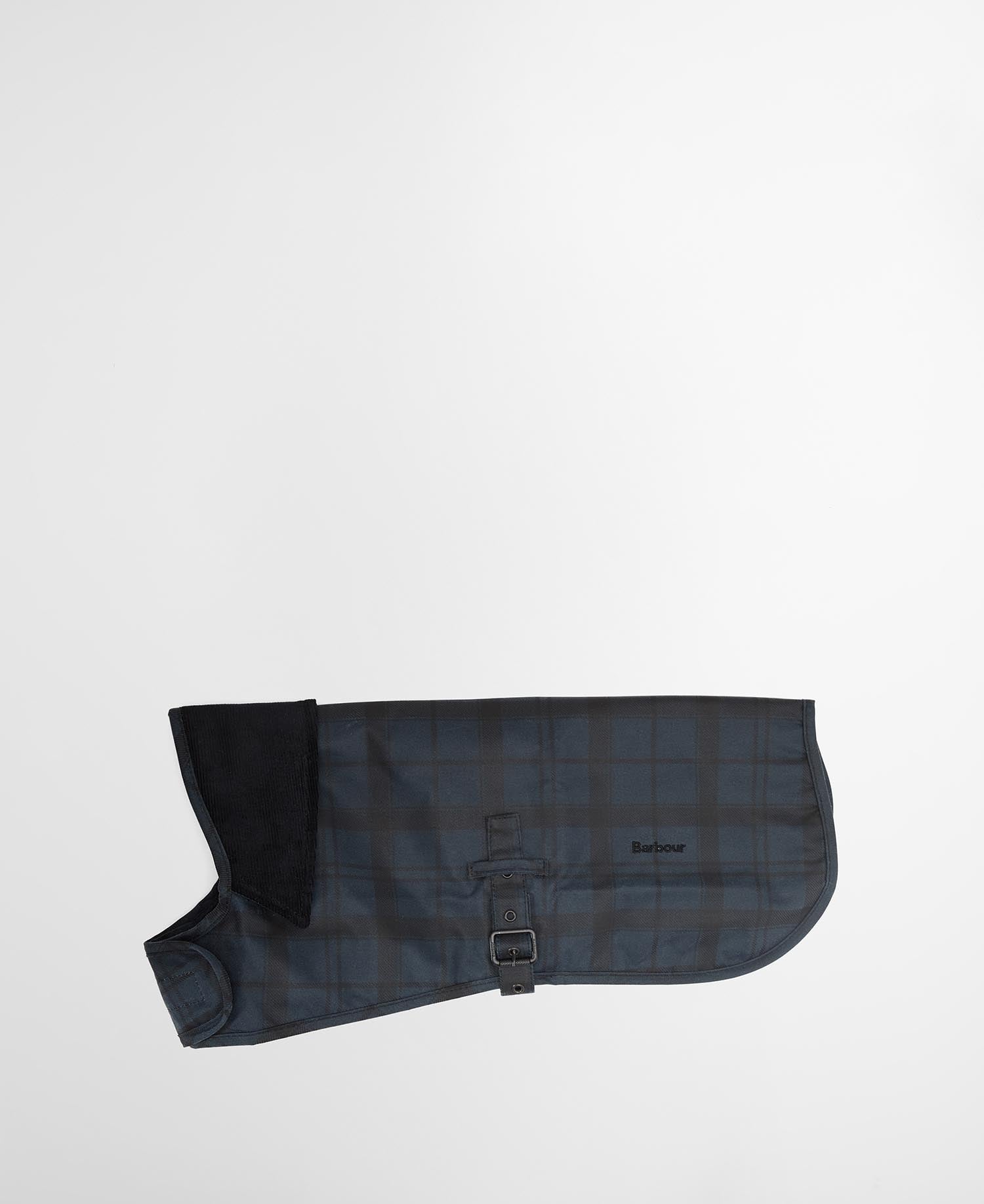 Ambleside Waxed Dog Coat Navy Tartan