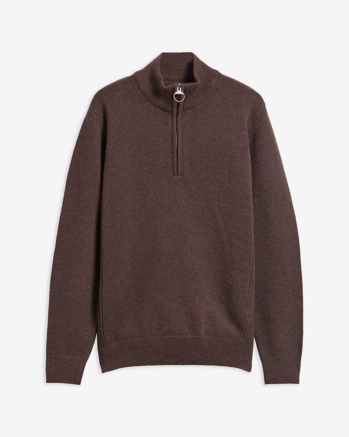 Holden Quarter-Zip Jumper Dark Oak
