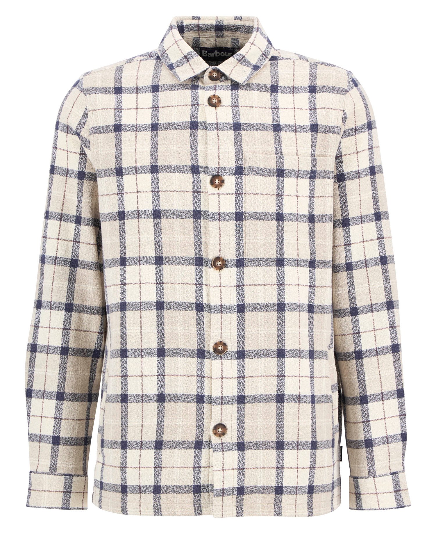 Vennel Textured Tartan Overshirt