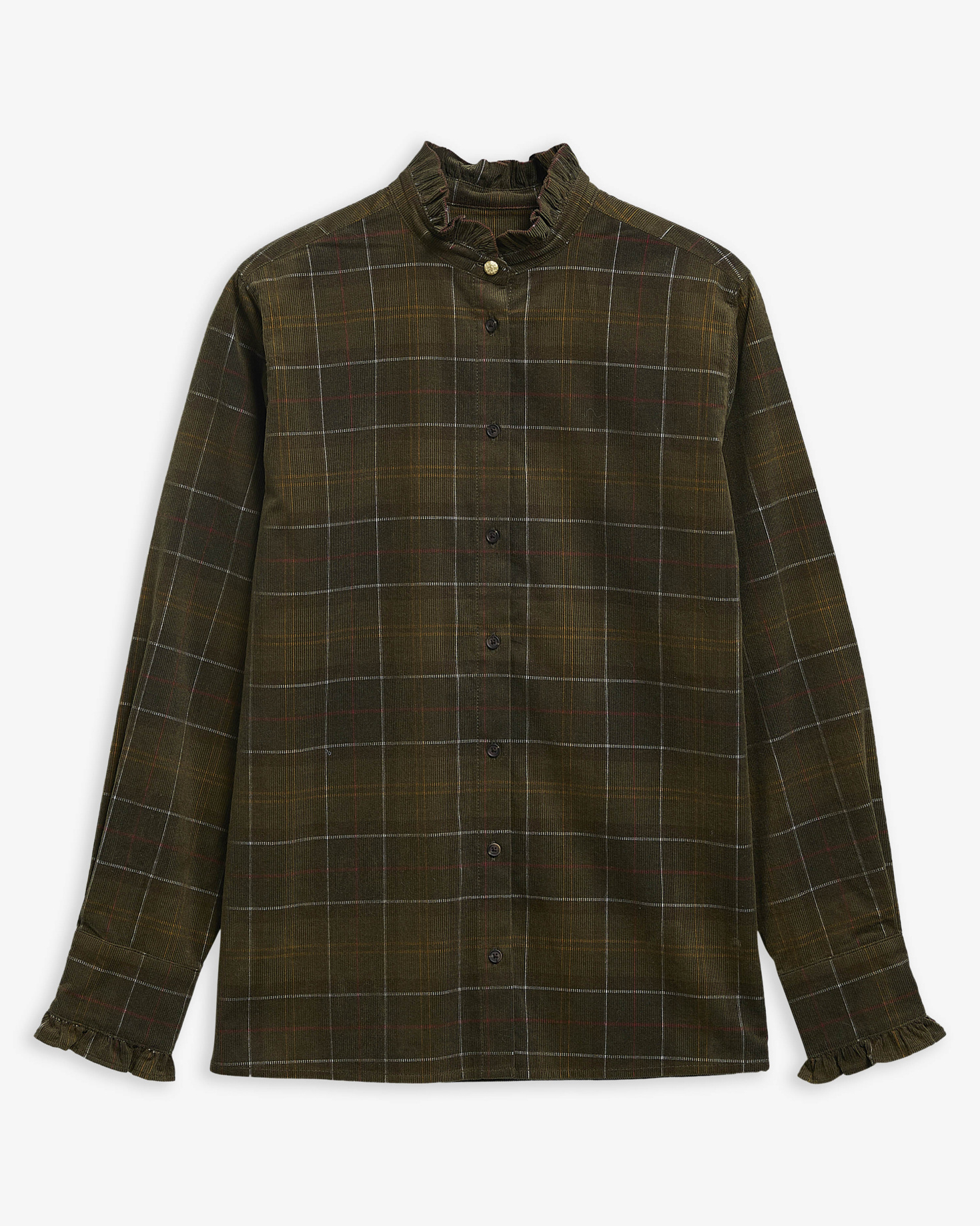 Barbour Hemd Shae Tartan Relaxed Fit Sage/Classic Tartan