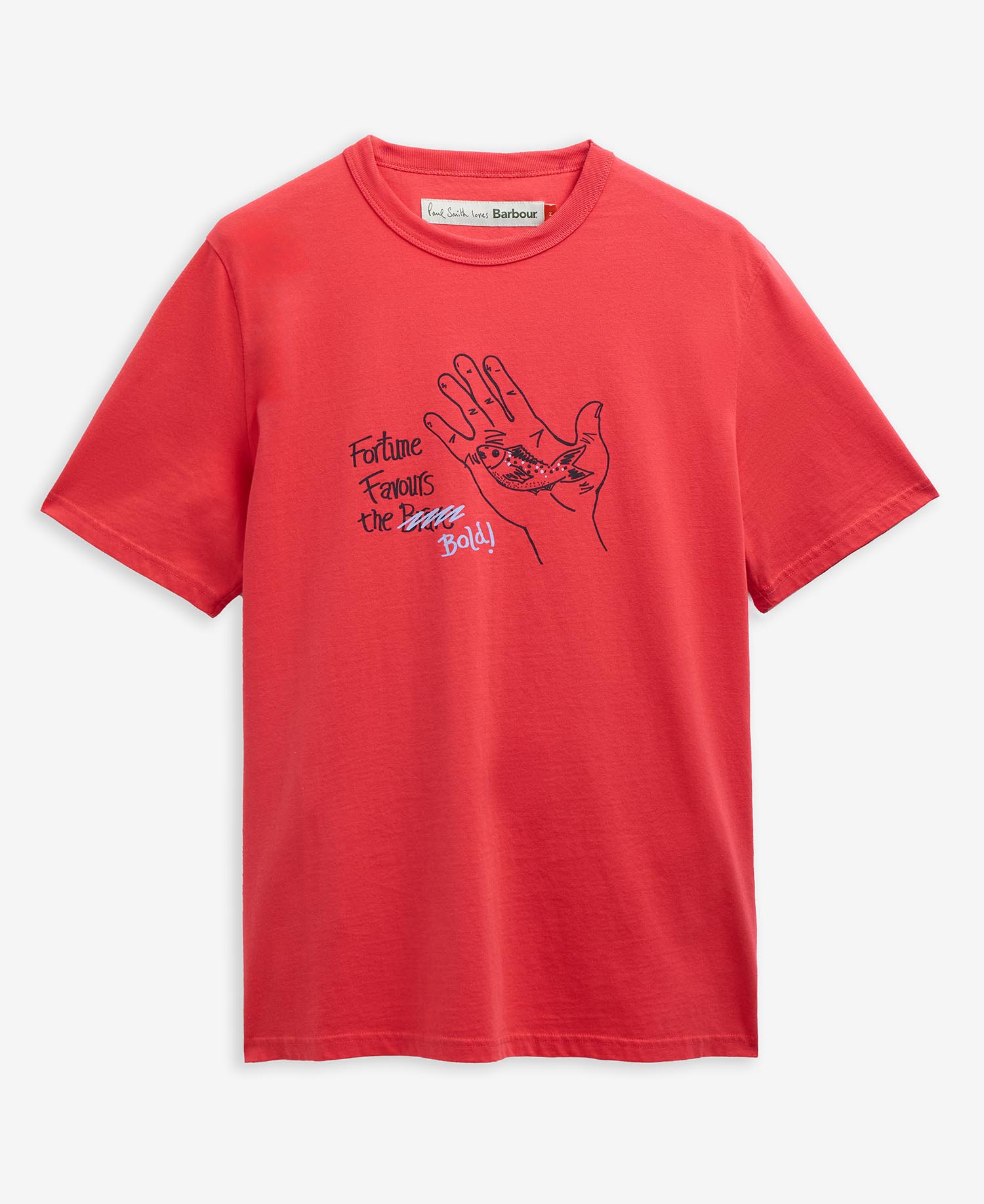 Paul Smith Loves Barbour Fortune Fish Graphic T-Shirt