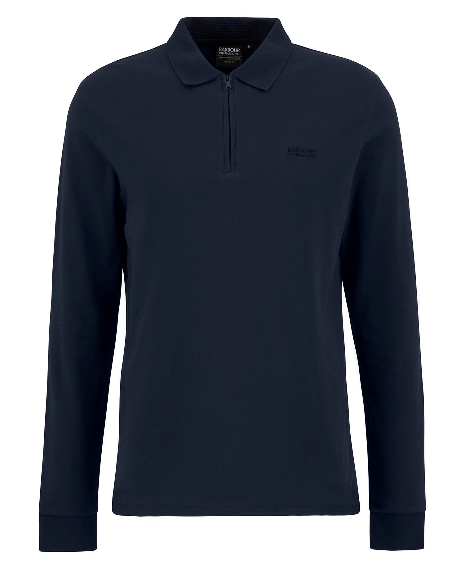 Innes Interlock Long-Sleeved Polo Shirt