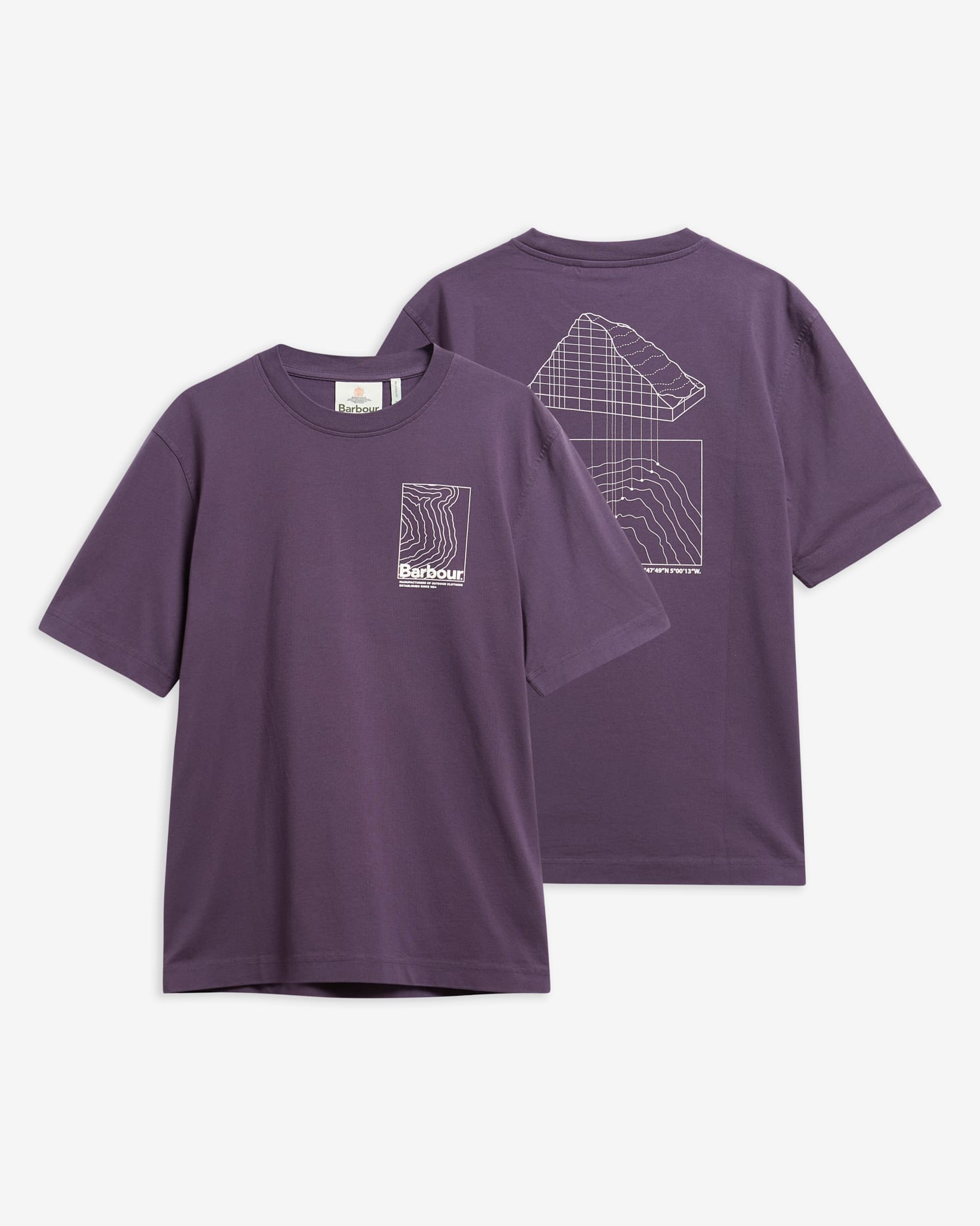 Woodbine Relaxed Graphic T-Shirt Grape