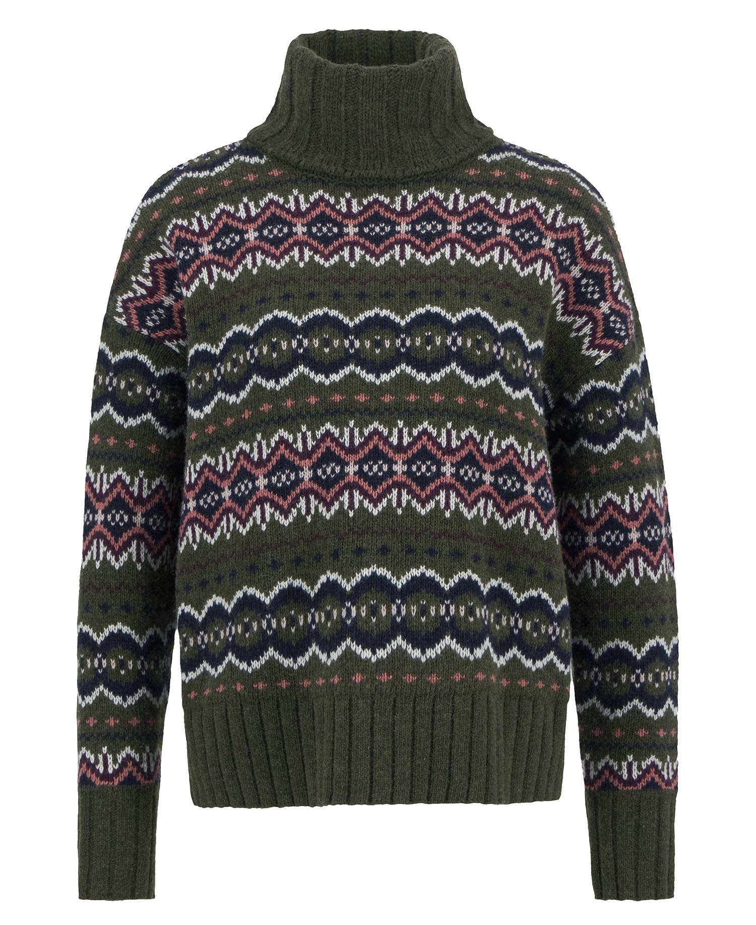 Helen Fair isle Roll-Neck Jumper