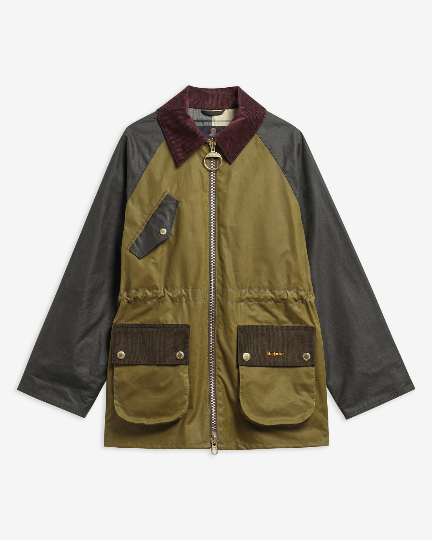 Treeton Waxed Jacket Golden Olive/Fern/Ancient