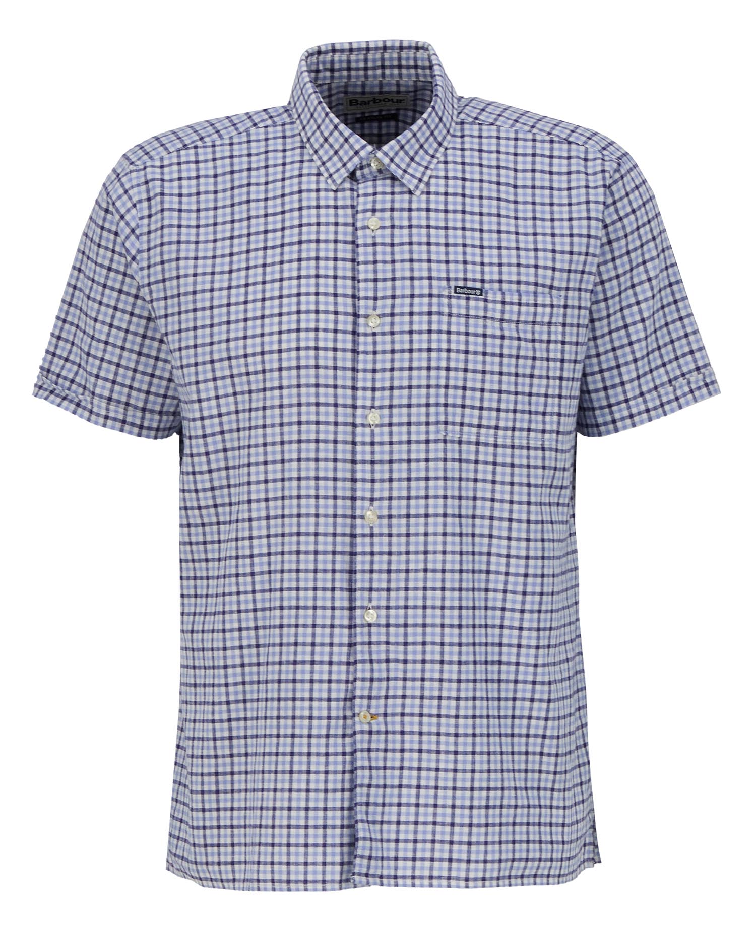 Camicia Nelson a maniche corte con motivo a quadretti