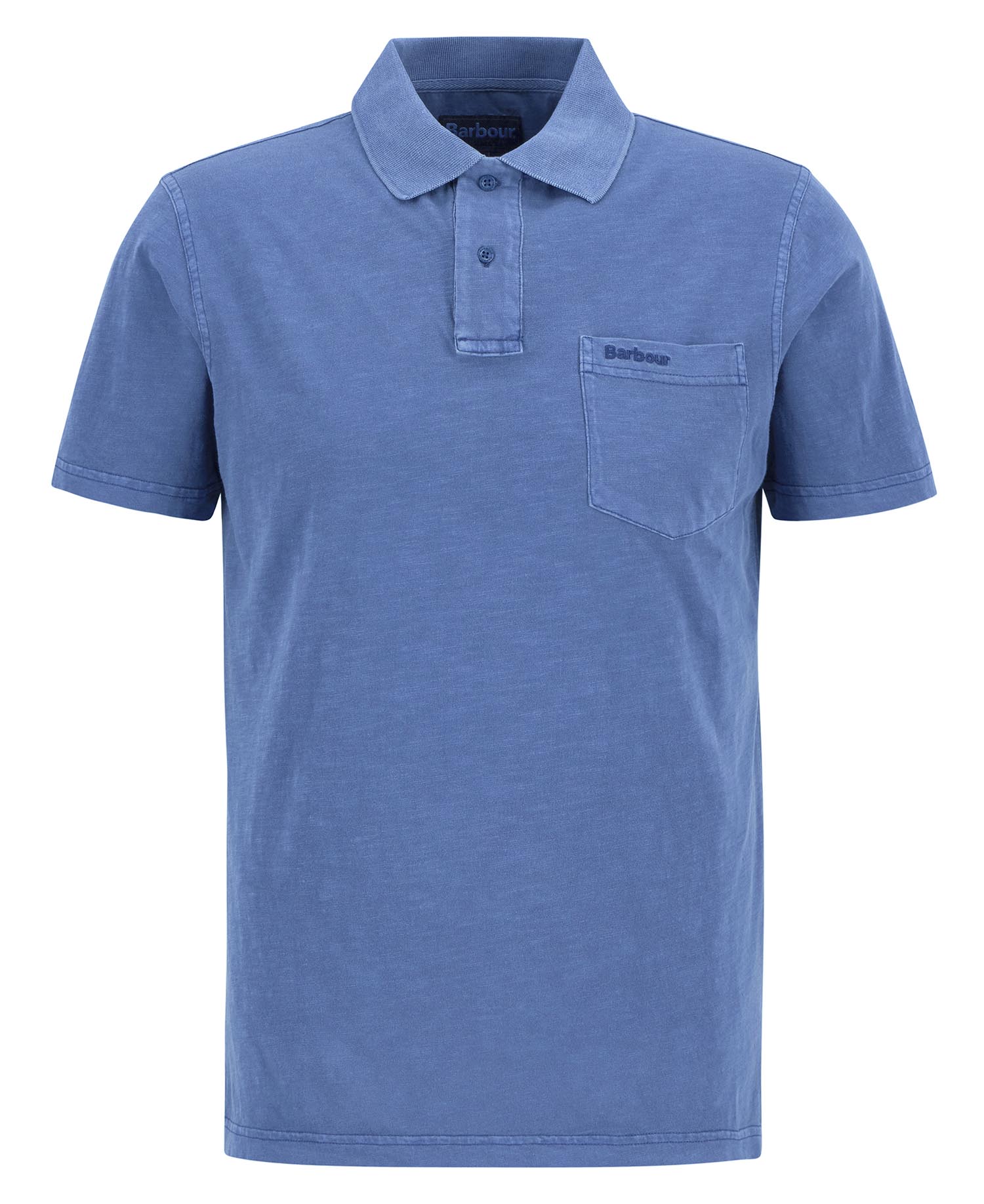 Polo fiammata tinta con pigmenti