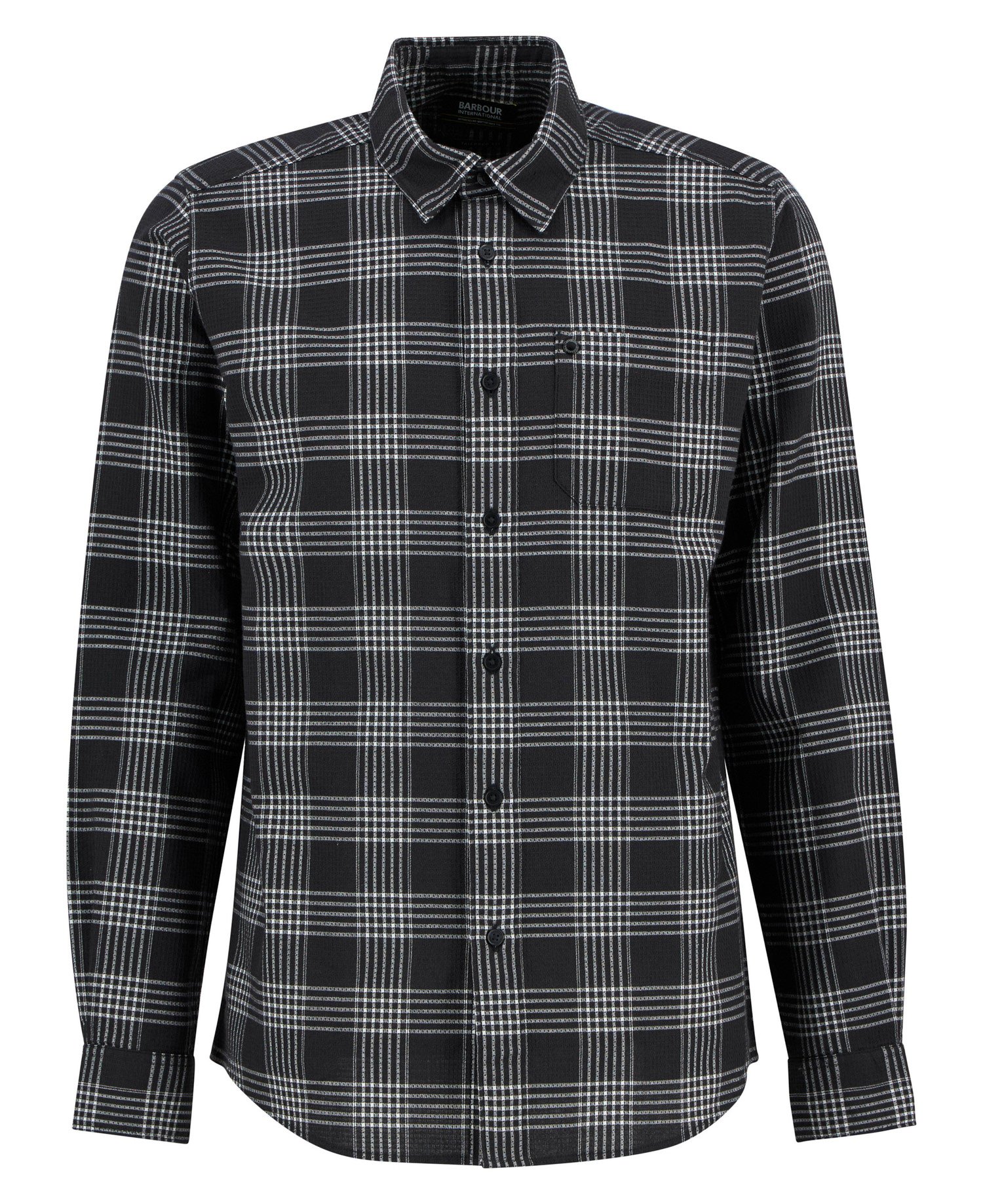 Heanes Waffle Check Long-Sleeved Shirt