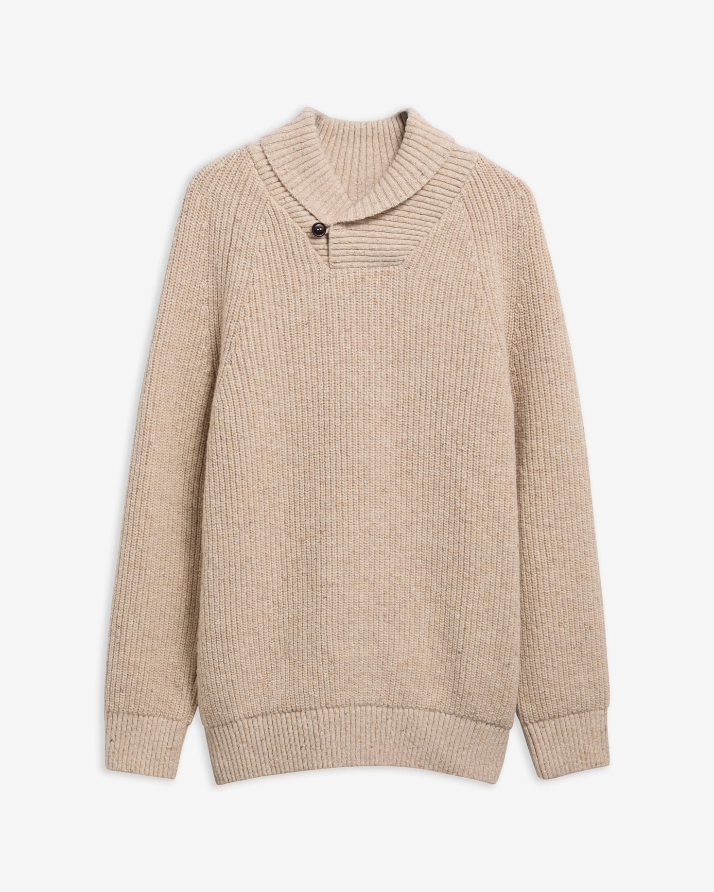 Barbour Wollpullover Essentials Fleck Pearl