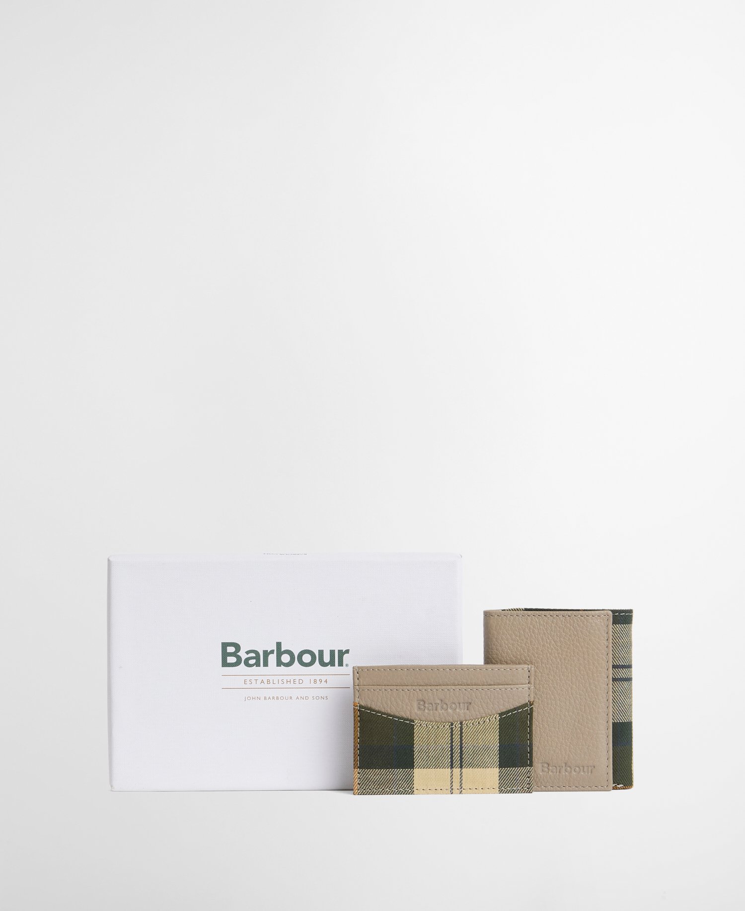 Cresswell Leather Trifold and Card Holder Gift Set