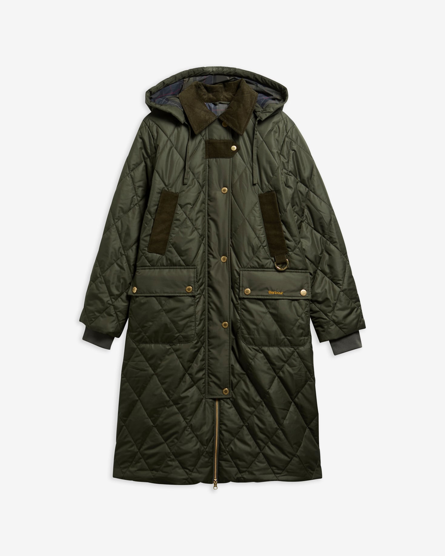 Barbour Steppjacke Rudson Olive/Shadow Classic