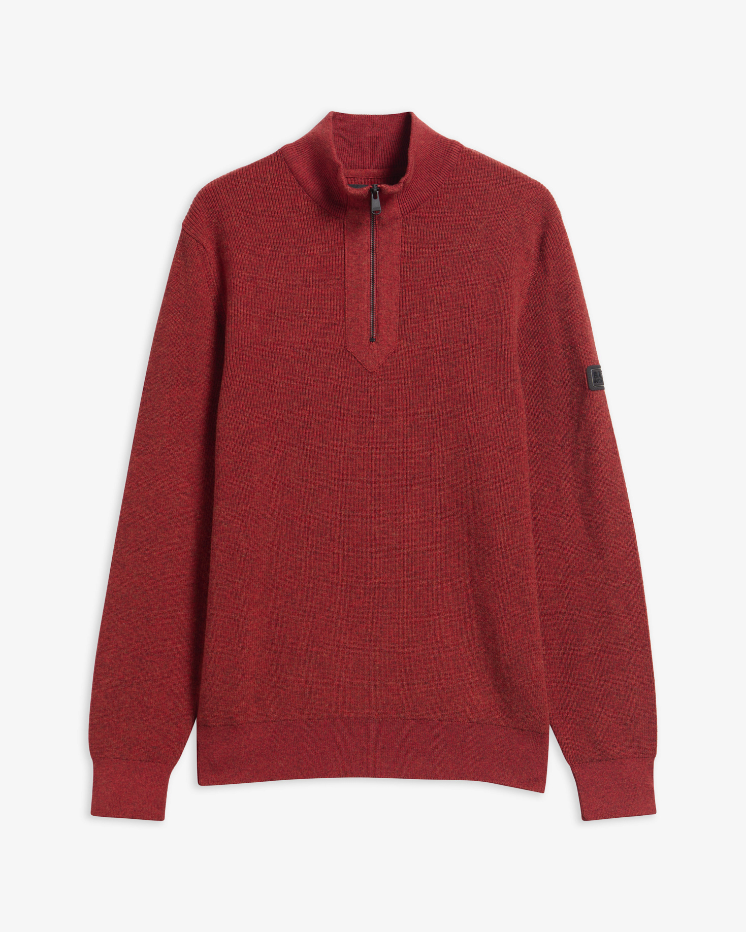 Crawley Quarter-Zip Jumper Fire Whirl