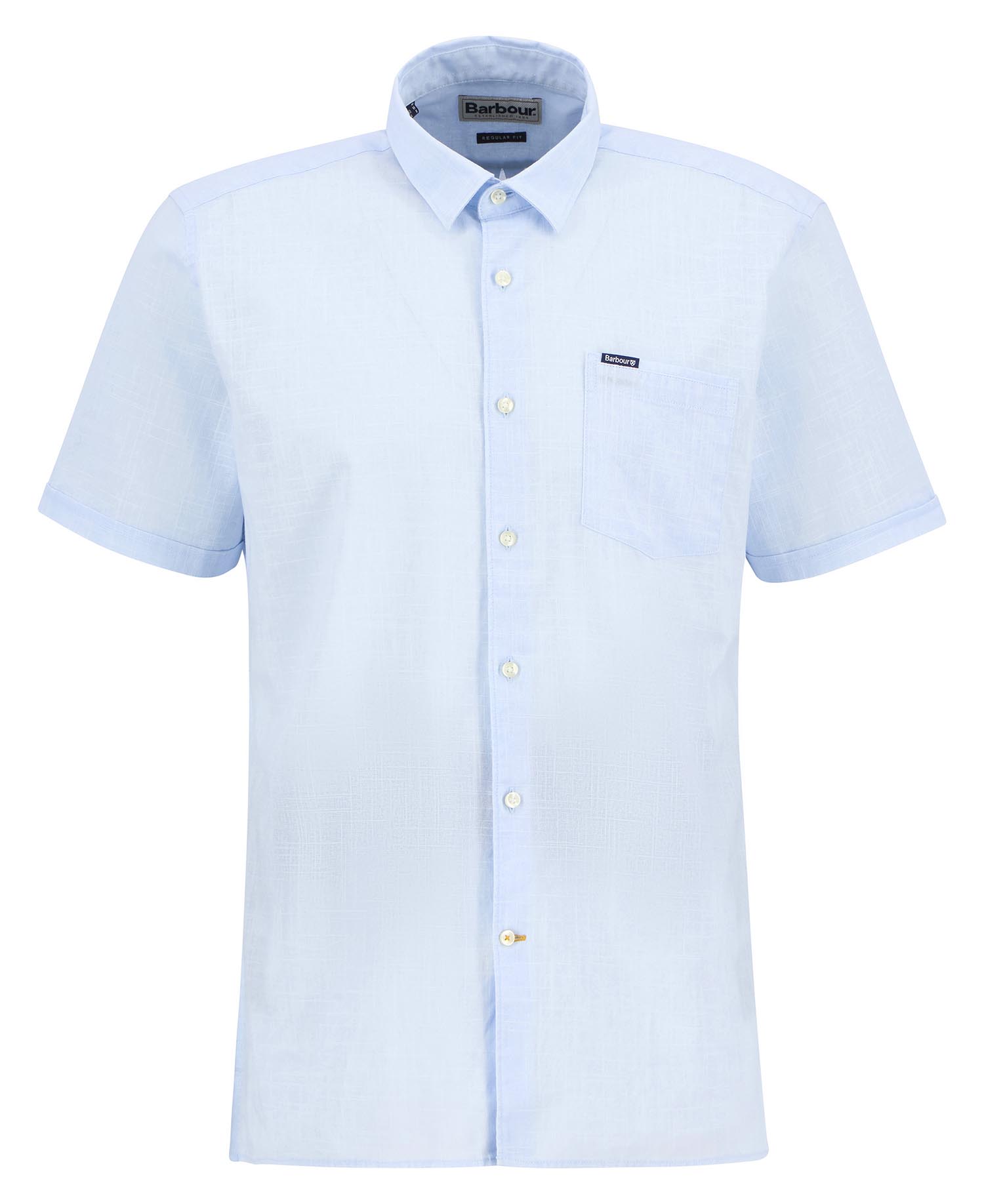 Pigment Dye Slub Short-Sleeved Shirt