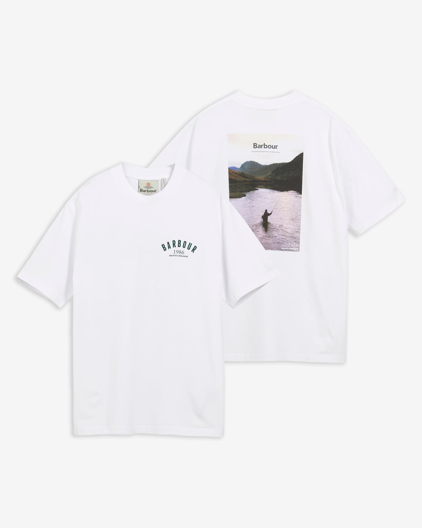 1986 Graphic Oversized T-Shirt White