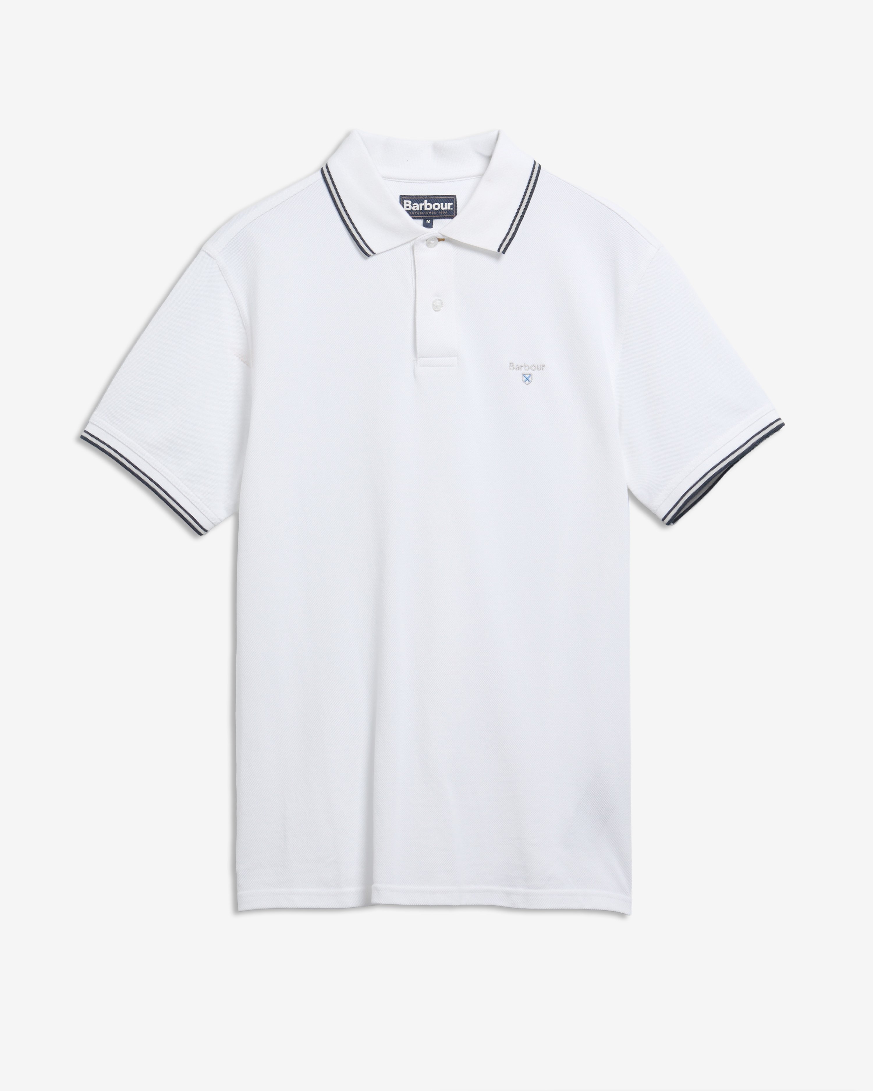 Fielding Tailored Short-Sleeved Polo Shirt White