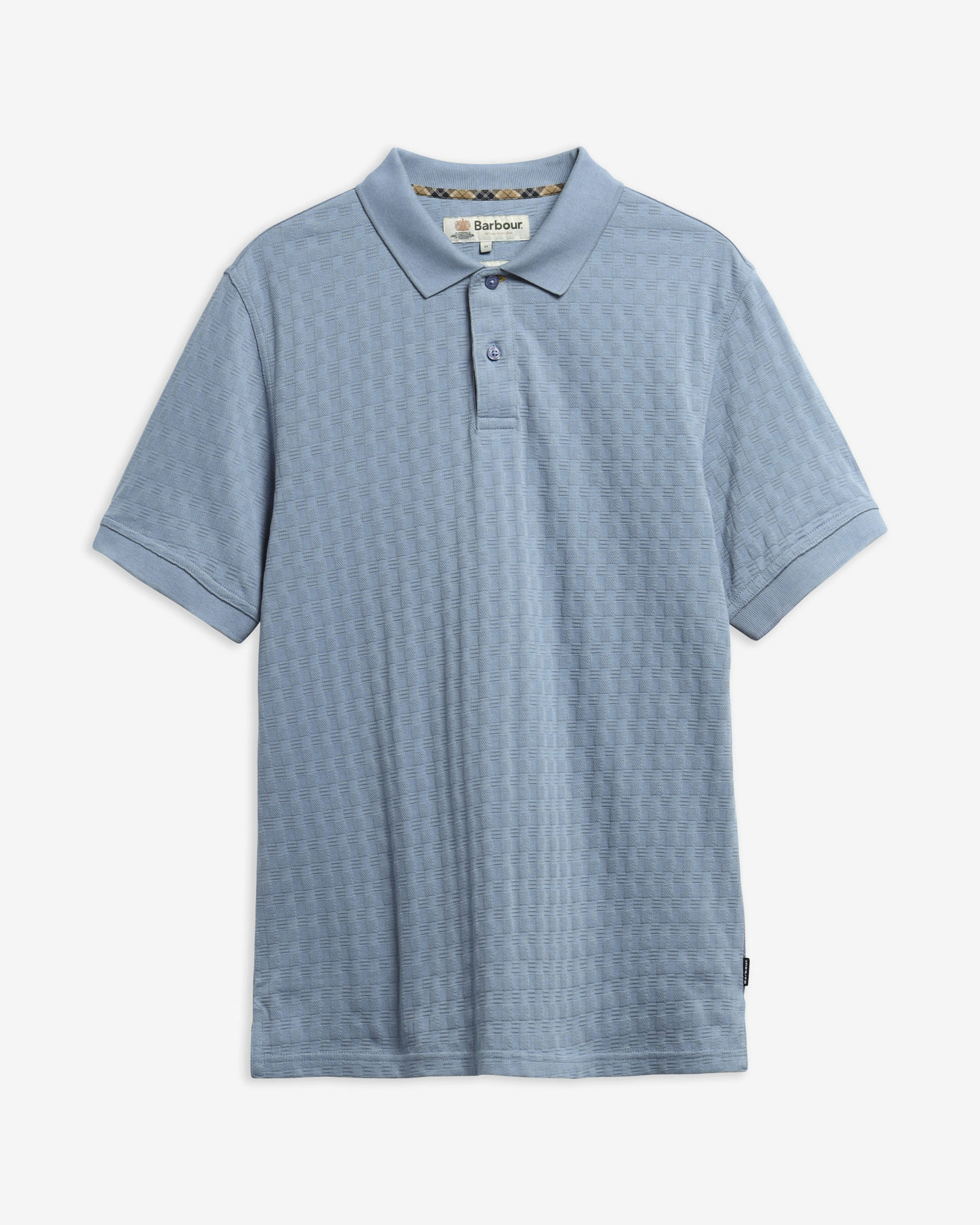 Faversham Tailored Polo Shirt Tarn Blue