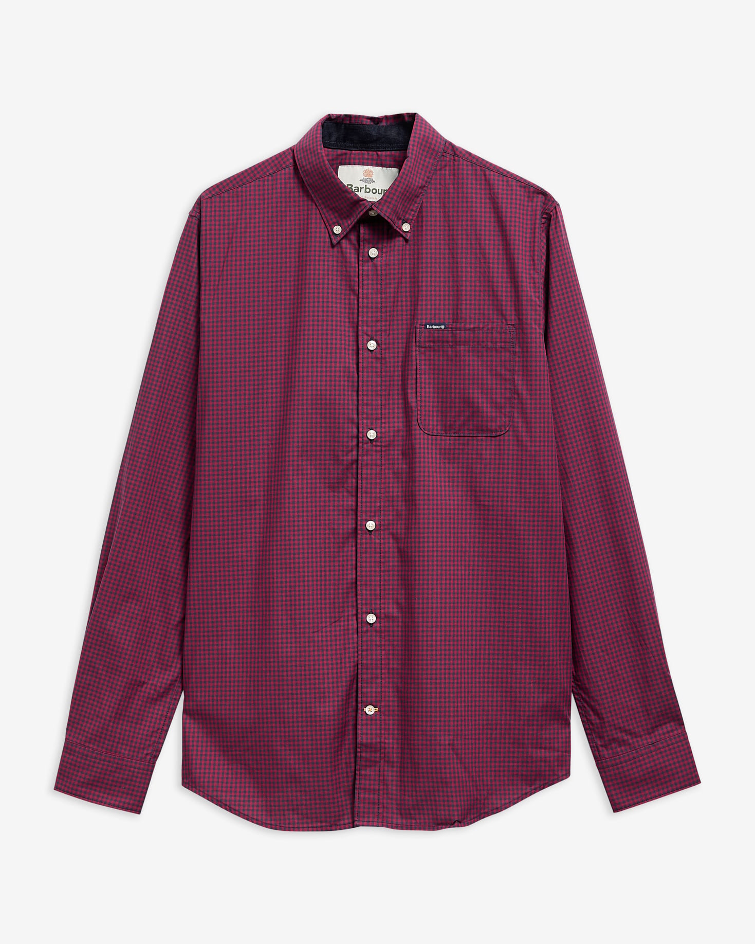 Barbour Hemd Harbourwall Tailored Fit Red