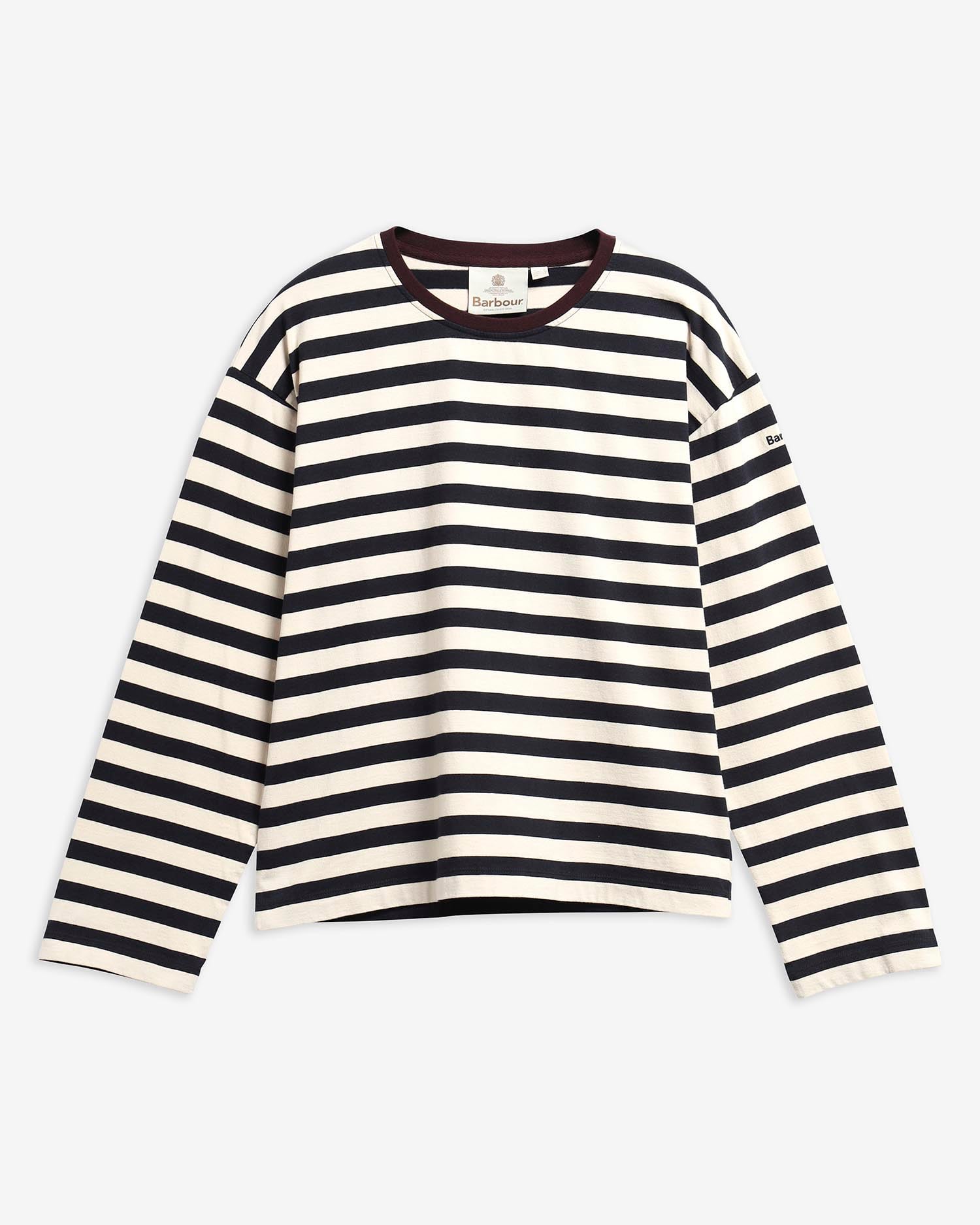 Woodhouse Striped Long-Sleeved T-Shirt Dark Navy/Birch