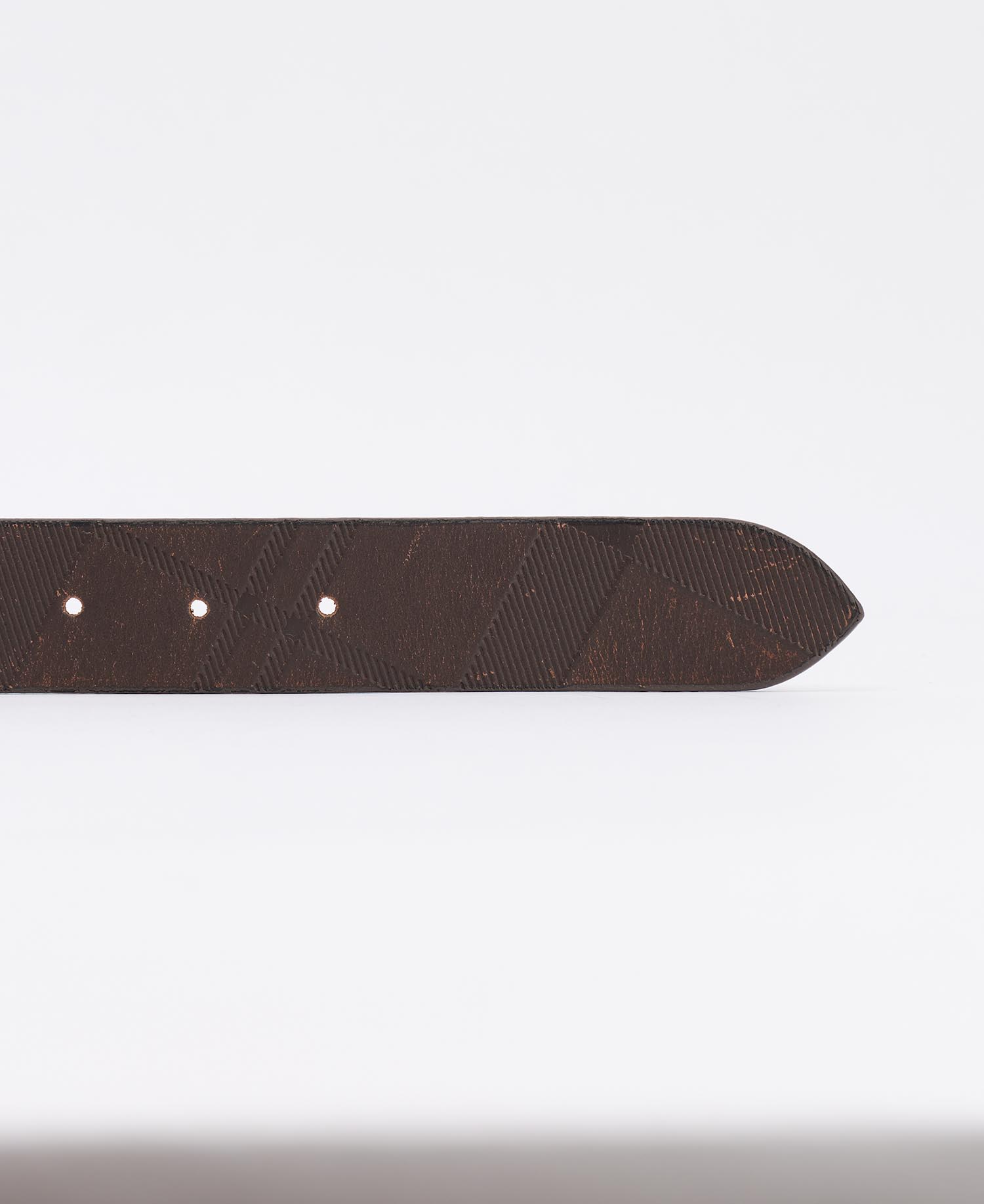 Irvine Leather Belt Dark Brown